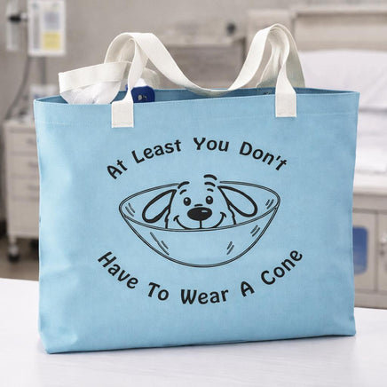At Least You don't Have To Wear A Cone Machine Embroidery Design, Funny Surgery and Get Well Embroidery Design