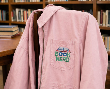 Book Nerd Embroidery Design, Book Club Quick Stitch - sproutembroiderydesigns