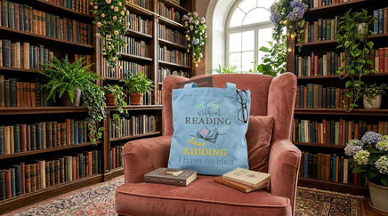 A Day Without Reading, Just Kidding Book Embroidery Design, Book Club Quick Stitch - sproutembroiderydesigns