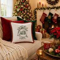 Christmas Church Ornament Machine Embroidery Design, Christmas ornament embroidery design, 2 sizes, quick stitch