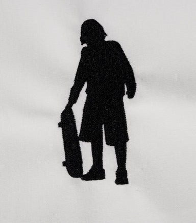 Skateboarder Machine Embroidery Design, Silhouette embroidery, skateboard embroidery, skater embroidery, teenage boy embroidery, skate board - sproutembroiderydesigns