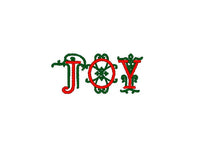 Joy Christmas Machine Embroidery Design, Christmas embroidery design, joy embroidery design, Merry Christmas embroidery, sayings embroidery - sproutembroiderydesigns