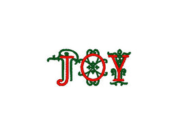 Joy Christmas Machine Embroidery Design, Christmas embroidery design, joy embroidery design, Merry Christmas embroidery, sayings embroidery - sproutembroiderydesigns