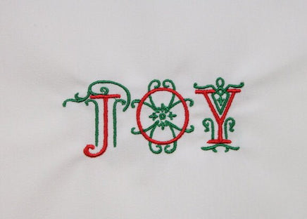 Joy Christmas Machine Embroidery Design, Christmas embroidery design, joy embroidery design, Merry Christmas embroidery, sayings embroidery - sproutembroiderydesigns