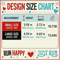 Just Run Machine Embroidery Design, 2 Sizes, Run happy embroidery design, marathon embroidery, 5K, 10K, - sproutembroiderydesigns