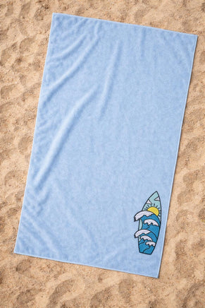 Surfboard Machine Embroidery Design, 2 sizes, surfing embroidery design, surf vibe embroidery design - sproutembroiderydesigns