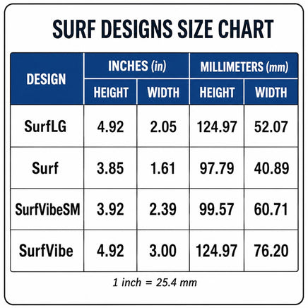 Surfboard Machine Embroidery Design, 2 sizes, surfing embroidery design, surf vibe embroidery design - sproutembroiderydesigns