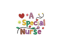 A Special Nurse Machine Embroidery Design, Nursing Embroidery Design - sproutembroiderydesigns