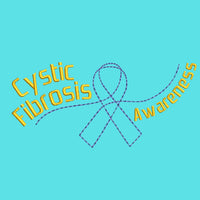 Cystic Fibrosis Machine Embroidery Design, 4x4 Hoop - sproutembroiderydesigns