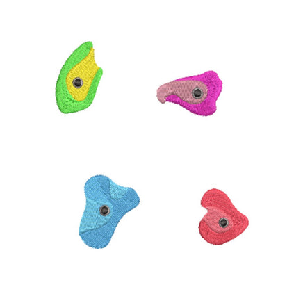 Rock Climbing Holds Embroidery Design, Indoor Climbing Machine Embroidery Designs, 8 Designs - sproutembroiderydesigns