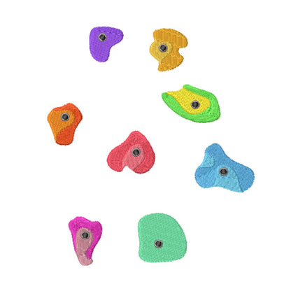 Rock Climbing Holds Embroidery Design, Indoor Climbing Machine Embroidery Designs, 8 Designs - sproutembroiderydesigns