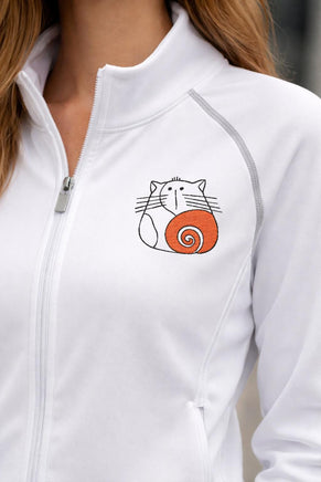 Modern Cats Machine Embroidery Design, Unique cat embroidery design, funny cat design - sproutembroiderydesigns
