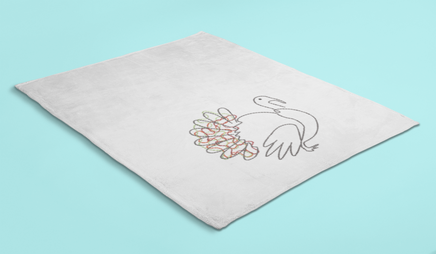 Scribble Turkey Thanksgiving Machine Embroidery Design - sproutembroiderydesigns