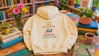 A Day Without Reading, Just Kidding Book Embroidery Design, Book Club Quick Stitch - sproutembroiderydesigns