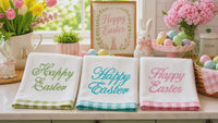 Happy Easter Machine Embroidery Design, 3 Fonts, Happy easter Script design, Happy Easter embroidery design, Easter pattern
