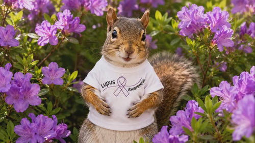 Ribbon Lupus Machine Embroidery Design, 4x4 hoop