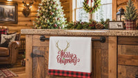 Merry Christmas Antler Christmas Machine Embroidery Design, 2 sizes, Christmas embroidery design