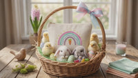 Easter Carrot Rainbow Machine Embroidery Design, 2 Sizes - sproutembroiderydesigns