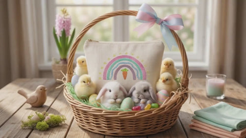 Easter Carrot Rainbow Machine Embroidery Design, 2 Sizes - sproutembroiderydesigns