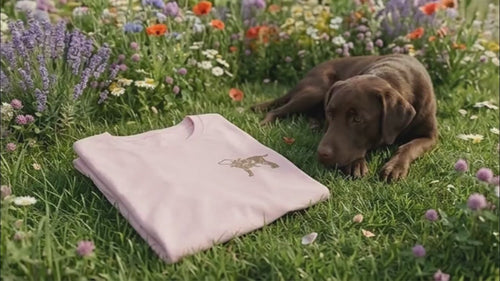 Flower Dog Machine Embroidery Design, Dog Embroidery Design