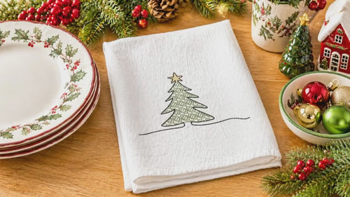 Christmas Tree Collection Machine Embroidery Design, 3 designs in 2 sizes each, PES, DST, VP3, EXP, hus, jef, pcs, shv, vip, csd, xxx quick