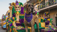 Mardi Gras Bead Flourish Machine Embroidery Design