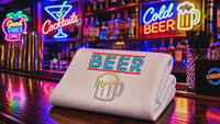 Beer Sign Machine Embroidery Design, Beer Embroidery design - sproutembroiderydesigns