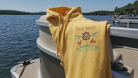 First Mate of the Pontoon Machine Embroidery Design, Boat saying embroidery design