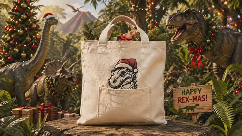 Christmas Dinosaur  Machine Embroidery Design, Santa T-rex Dinosaur Embroidery Design