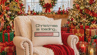 Christmas is Loading Machine Embroidery Design, Funny Christmas embroidery design