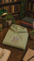 Just One More Chapter Book Embroidery Design, Book Club Quick Stitch - sproutembroiderydesigns