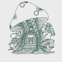 Mushroom Garden Machine Embroidery Design - sproutembroiderydesigns