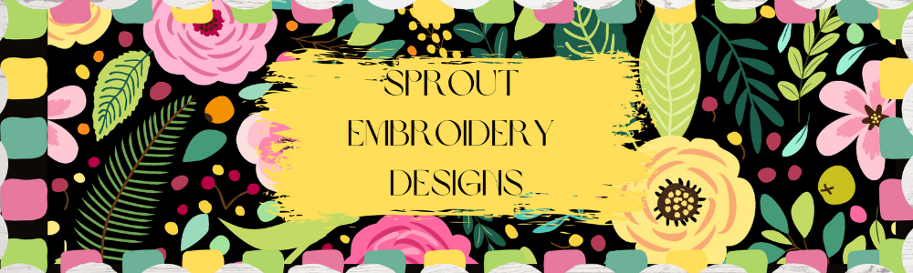 sproutembroiderydesigns | Sprout Embroidery Designs