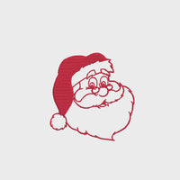 Santa Claus Embroidery Design, 2 sizes, 4x4 & 5x7 hoop