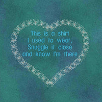 Heart Memorial This is a Shirt Machine Embroidery Design, 2 sizes