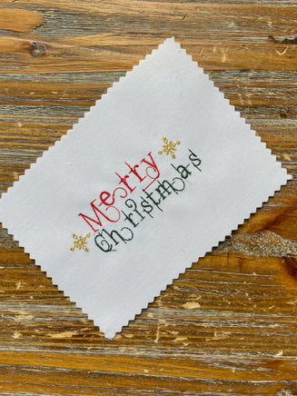 Merry Christmas Sparkle Christmas Machine Embroidery Design - sproutembroiderydesigns