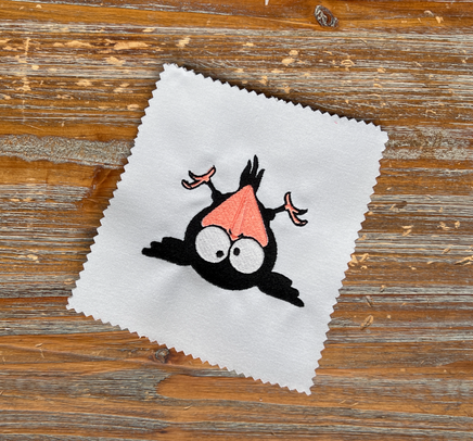 Silly Crow Machine Embroidery Design - sproutembroiderydesigns