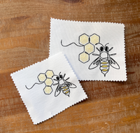 Bee Hive and Bee Embroidery Design, 2 sizes - sproutembroiderydesigns