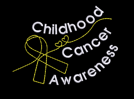 FREE Childhood Cancer Ribbon Machine Embroidery Design - sproutembroiderydesigns