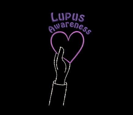 FREE Lupus Awareness Machine Embroidery Design - sproutembroiderydesigns