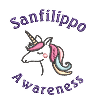 FREE Unicorn Sanfilippo Machine Embroidery Design - sproutembroiderydesigns