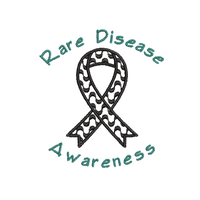 FREE Rare Disease Ribbon Machine Embroidery Design - sproutembroiderydesigns