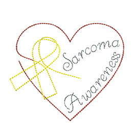 FREE Sarcoma Awareness Ribbon Machine Embroidery Design-FREE - sproutembroiderydesigns