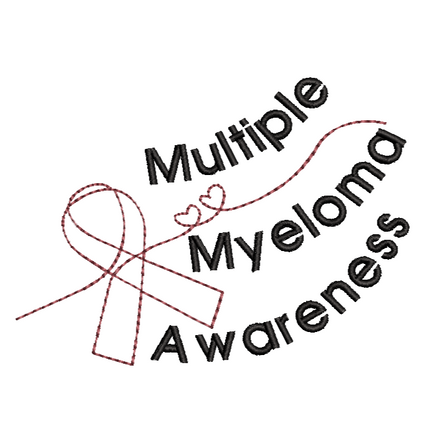 FREE Multiple Myeloma Ribbon Machine Embroidery Design - sproutembroiderydesigns