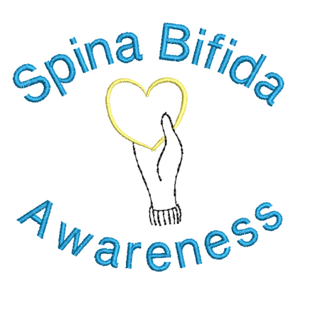 FREE Spina Bifida Awareness Machine Embroidery Design - sproutembroiderydesigns