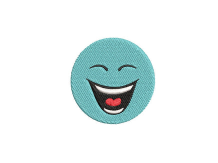 Smiley Face Machine Embroidery Design - sproutembroiderydesigns