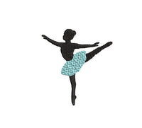 Ballet Machine Embroidery Design- ballerina embroidery design, 4x4 hoop - sproutembroiderydesigns