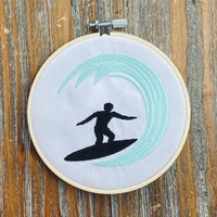 Surf Machine Embroidery Design - sproutembroiderydesigns
