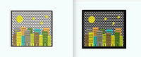 Night Block City Embroidery Design, 2 sizes, 4x4 Hoop and 5x7 Hoop - sproutembroiderydesigns