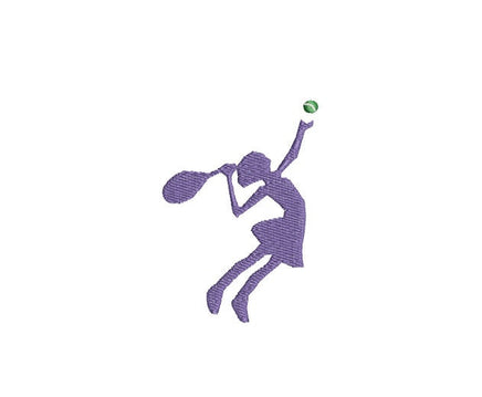 Tennis Embroidery Machine Design - sproutembroiderydesigns